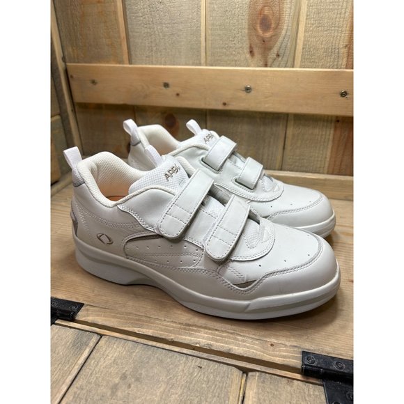 APEX AMBULATOR G8210M Mens Athletic Shoes US9 WIDE White Leather - Picture 3 of 8